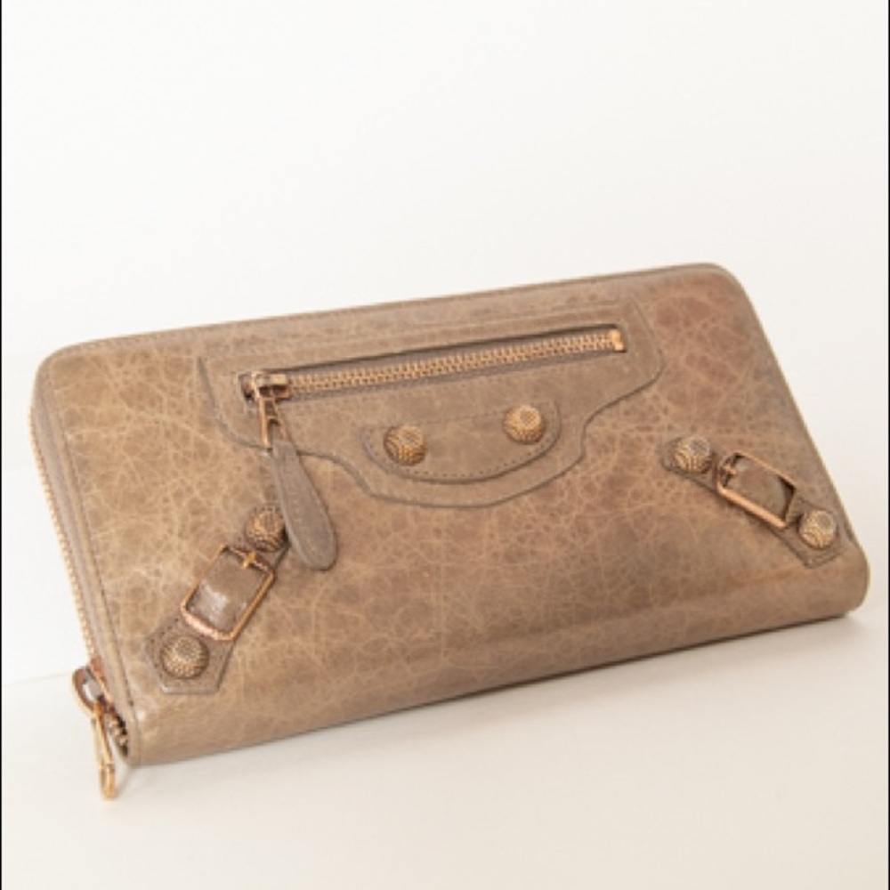 Balenciaga Leather Continental Wallet